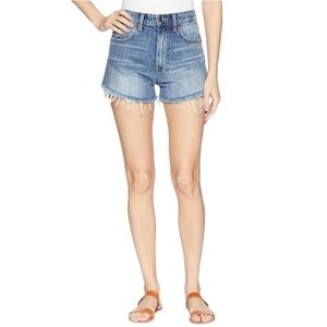 Lucky Brand Lucky Pins Shorts. Cutoff Raw Hem Blue Size 0 #1239